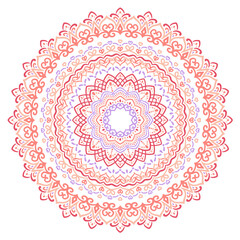 Hand drawn Mandala. Vintage decorative elements