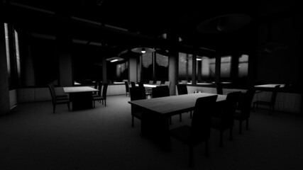 liminal space restaurant