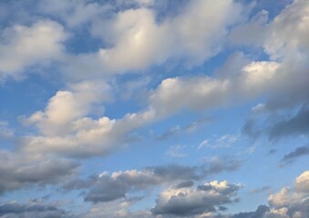 blue sky with clouds