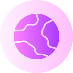 earth gradient icon