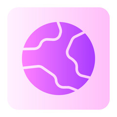 earth gradient icon