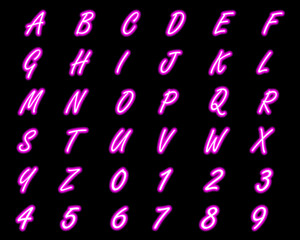 set of A to Z and numbers