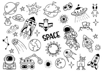 space and cosmos illustration Vector for banner