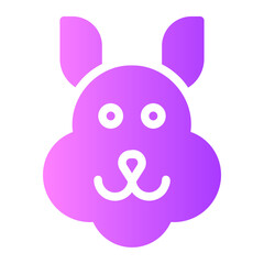 rabbit glyph icon