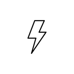 Lightning icon. electric sign and symbol. power icon. energy sign