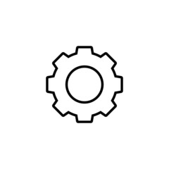 Setting Icon. Cog Settings sign and symbol. Gear Sign