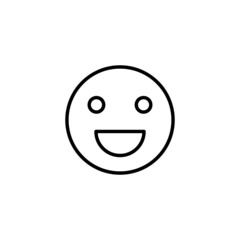 smile icon. smile emoticon icon. feedback sign and symbol