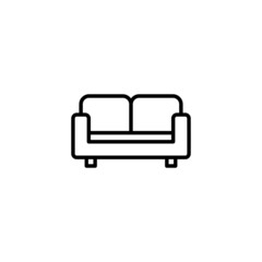 Sofa icon. sofa sign and symbol. furniture icon