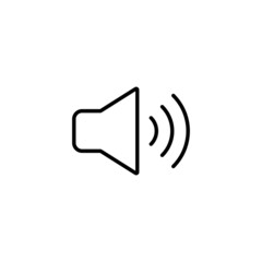 Speaker icon. volume sign and symbol. loudspeaker icon. sound symbol