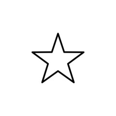 Obraz premium Star Icon. rating sign and symbol. favourite star icon