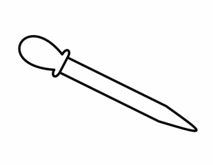 スポイト(線画)