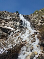 Fototapeta na wymiar Nevada Waterfall Angel Lake