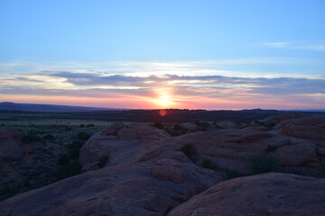 Fototapeta na wymiar Moab Utah Desert Red Rock