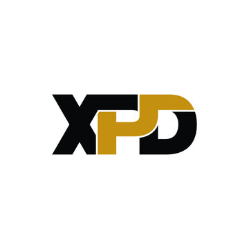 XPD letter monogram logo design vector