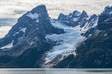 Balmaceda Peak and glacier of Last Hope Sound, Bernardo O'Higgins National Park, Puerto Natales , Chile