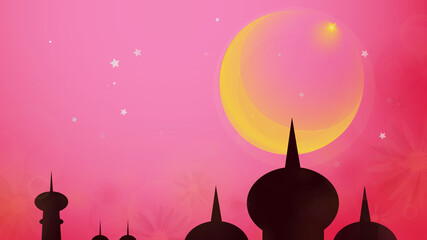 Ramadan Kareem banner background design for illustration