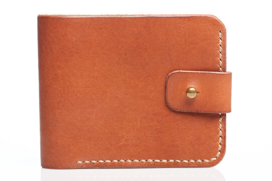 Brown color leather wallet