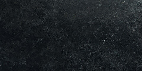 Stone black banner. Black stone texture. Free space for your text.