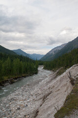 mountain river Sumak landscape 