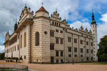 Fototapeta premium fairytale renaissance castle in central europe