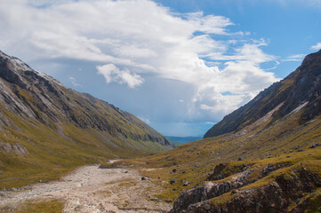 landscape with clouds