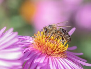 bee on flower