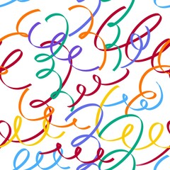 Abstract seamless neon stripes pattern for textiles and packaging and gifts and linens and kids and wrapping paper