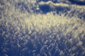 abstract winter background hoarfrost frost ice snow seasonal