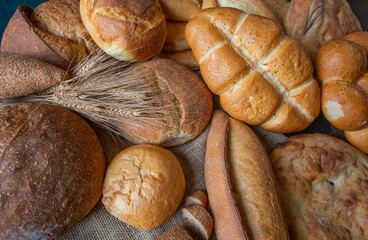 hot bread fresh from the oven