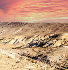 Desert of Shobak in Jordan