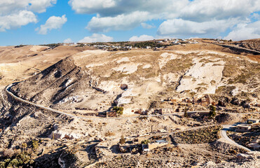 Desert of Shobak in Jordan