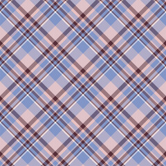 Plaid seamless pattern. Vector background of textile ornament. Flat fabric design.