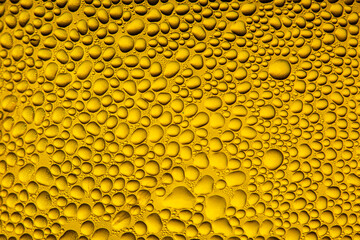 Yellow macro water drop surface,Water Drops On Orange Background Texture colorful waterdrop