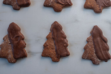 chocolate christmas cookies