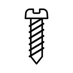 screw outline icon