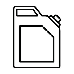 Jerrycan outline icon
