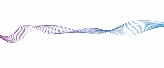 Abstract futuristic over data flowing, particles wave pattern dots, line particles isolated vector illustration. Concept of futuristic technology