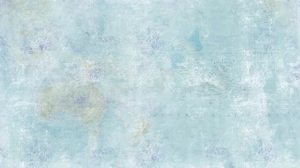 Gordijnen blue background with world map © 1110