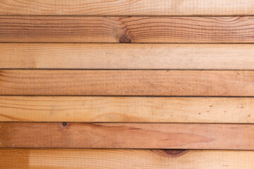 Background of pine wood boards forming linear straight lines, goemetry concept