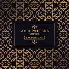 luxury dark seamless pattern background