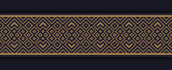 Obraz premium ornament style ethnic seamless borders