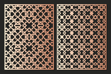 seamless die cut decorative pattern template