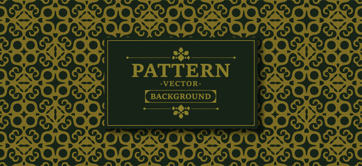 elegant pattern vintage green background