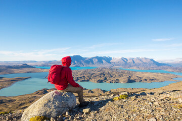 Fototapeta premium Hike in Patagonia