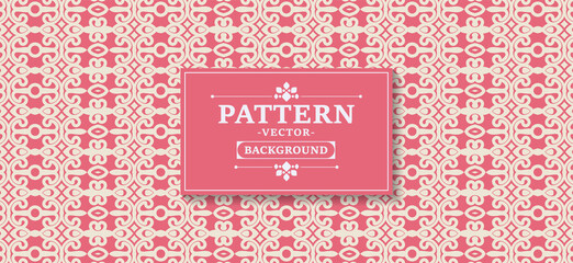 elegant Pink pattern vintage background