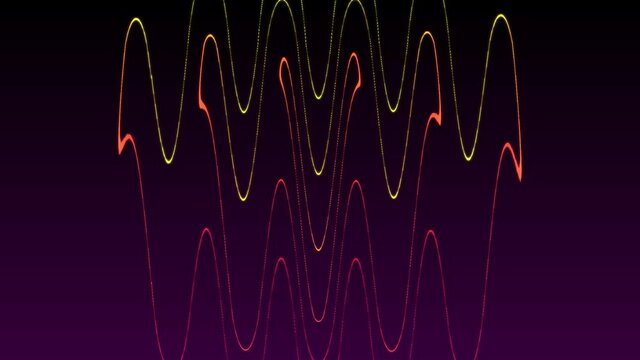 Abstract linear background in motion - Blue and black tones