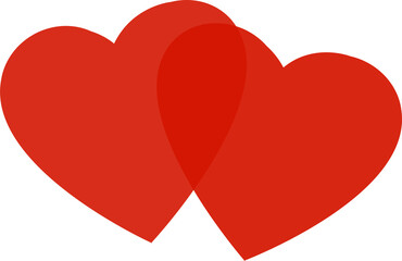 Beautiful hearts big for Valentine's Day