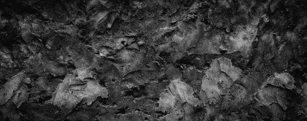 black abstract cement concrete wall texture background