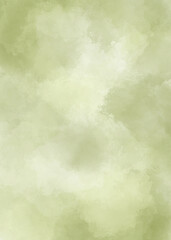 green leaf artistic portrait painting background with watercolor strokes