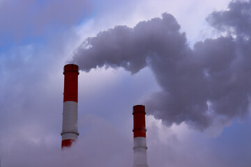 smoke from chimney